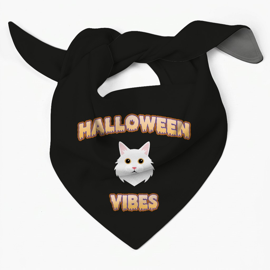 Halloween Vibes: Personalized {breedFullName} Bandana