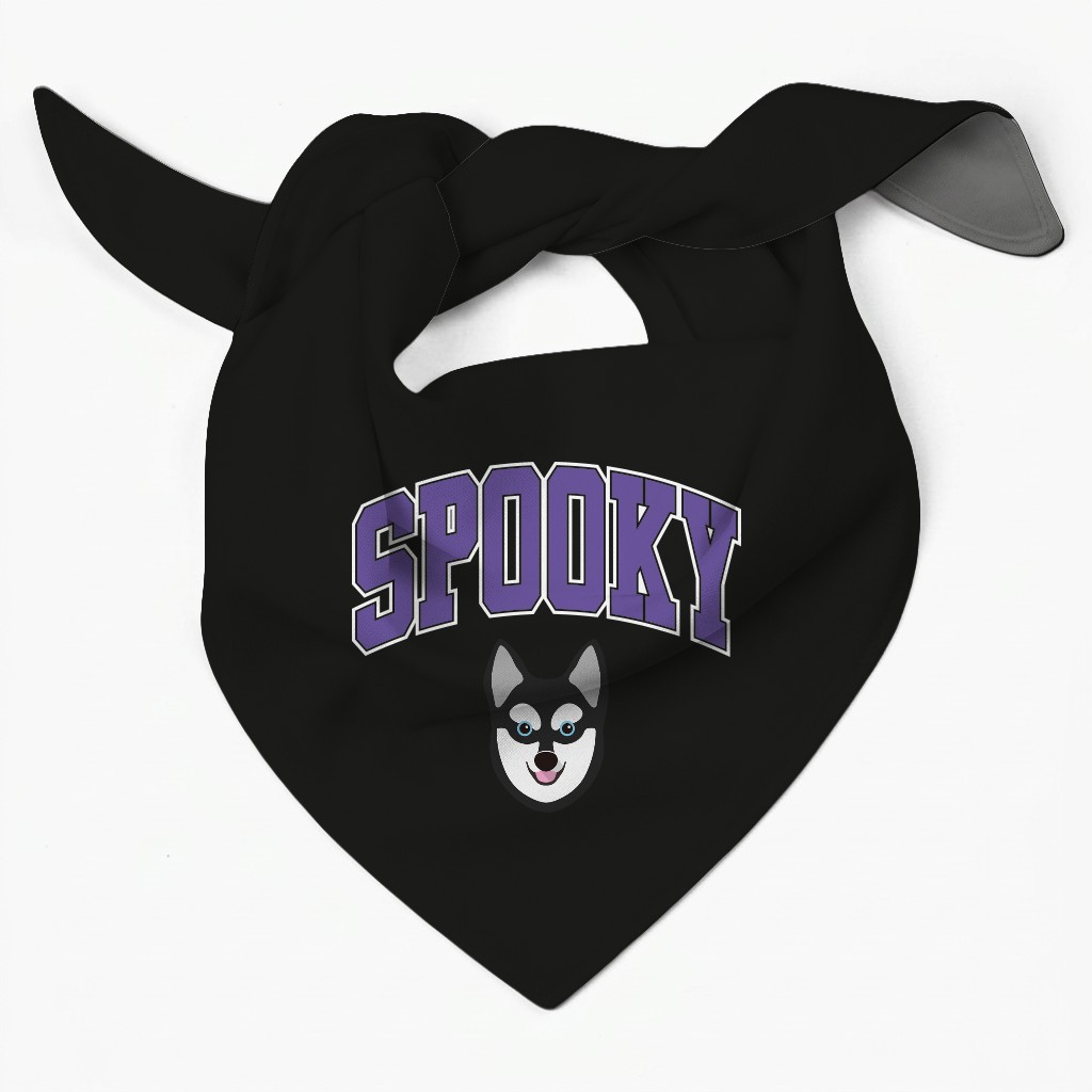 Spooky Collegiate: Personalized {breedFullName} Bandana
