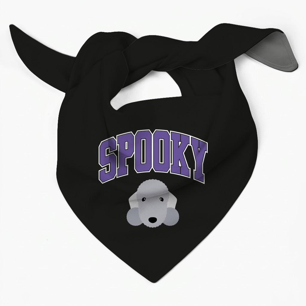 Spooky Collegiate: Personalized {breedFullName} Bandana
