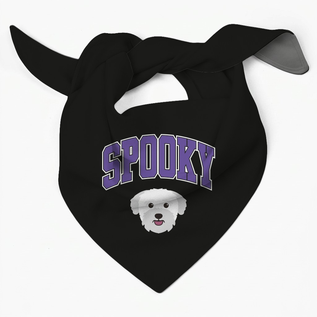 Spooky Collegiate: Personalized {breedFullName} Bandana