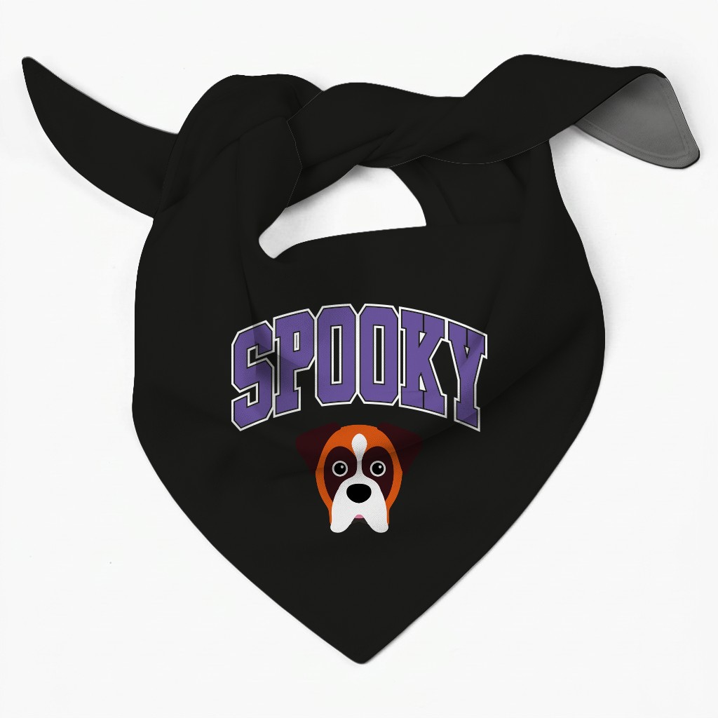 Spooky Collegiate: Personalized {breedFullName} Bandana