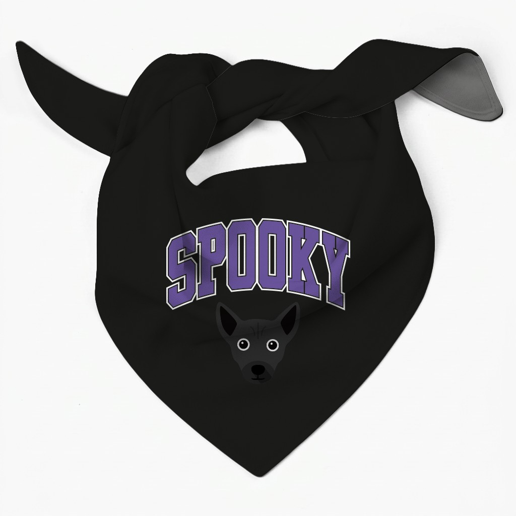 Spooky Collegiate: Personalized {breedFullName} Bandana