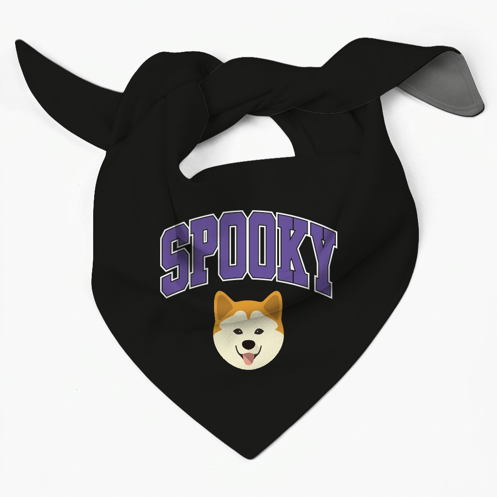 Spooky Collegiate: Personalized {breedFullName} Bandana