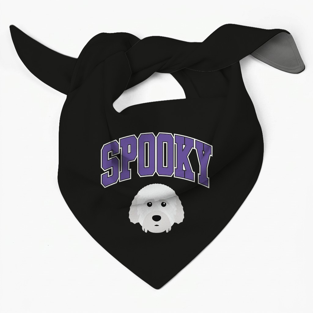 Spooky Collegiate: Personalized {breedFullName} Bandana