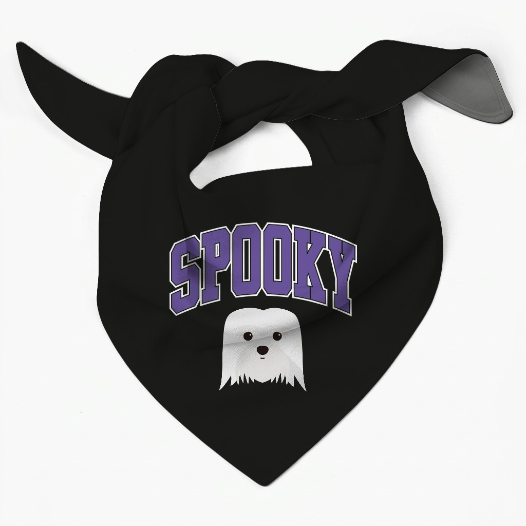 Spooky Collegiate: Personalized {breedFullName} Bandana