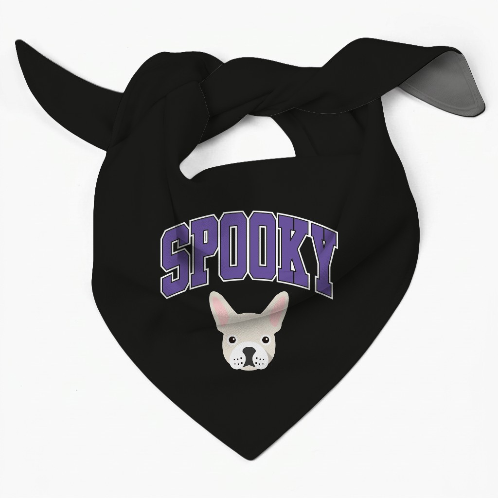 Spooky Collegiate: Personalised {breedFullName} Bandana