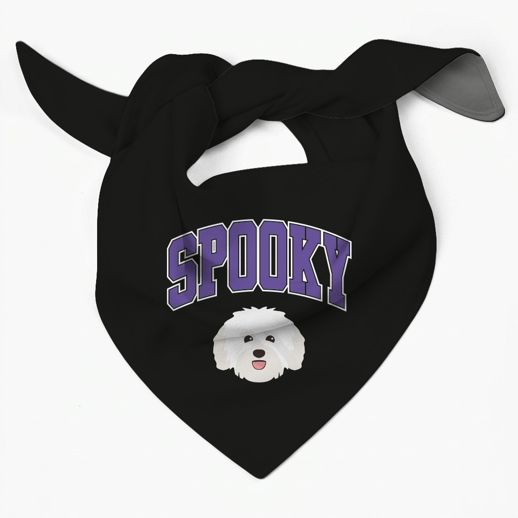 Spooky Collegiate: Personalized {breedFullName} Bandana