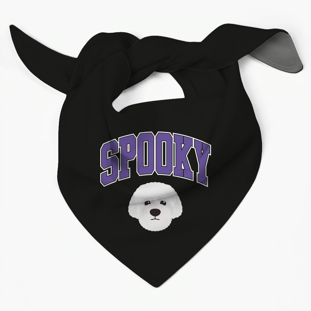 Spooky Collegiate: Personalized {breedFullName} Bandana
