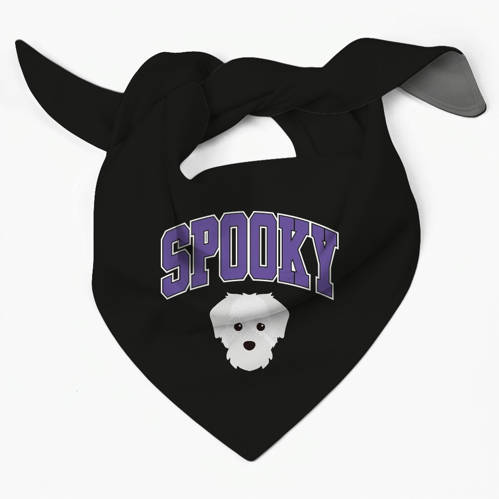 Spooky Collegiate: Personalized {breedFullName} Bandana