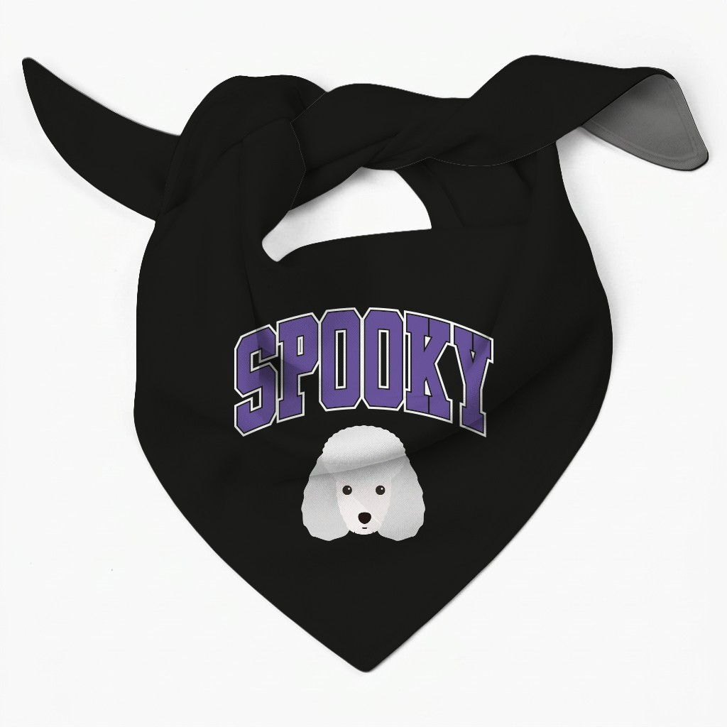 Spooky Collegiate: Personalized {breedFullName} Bandana