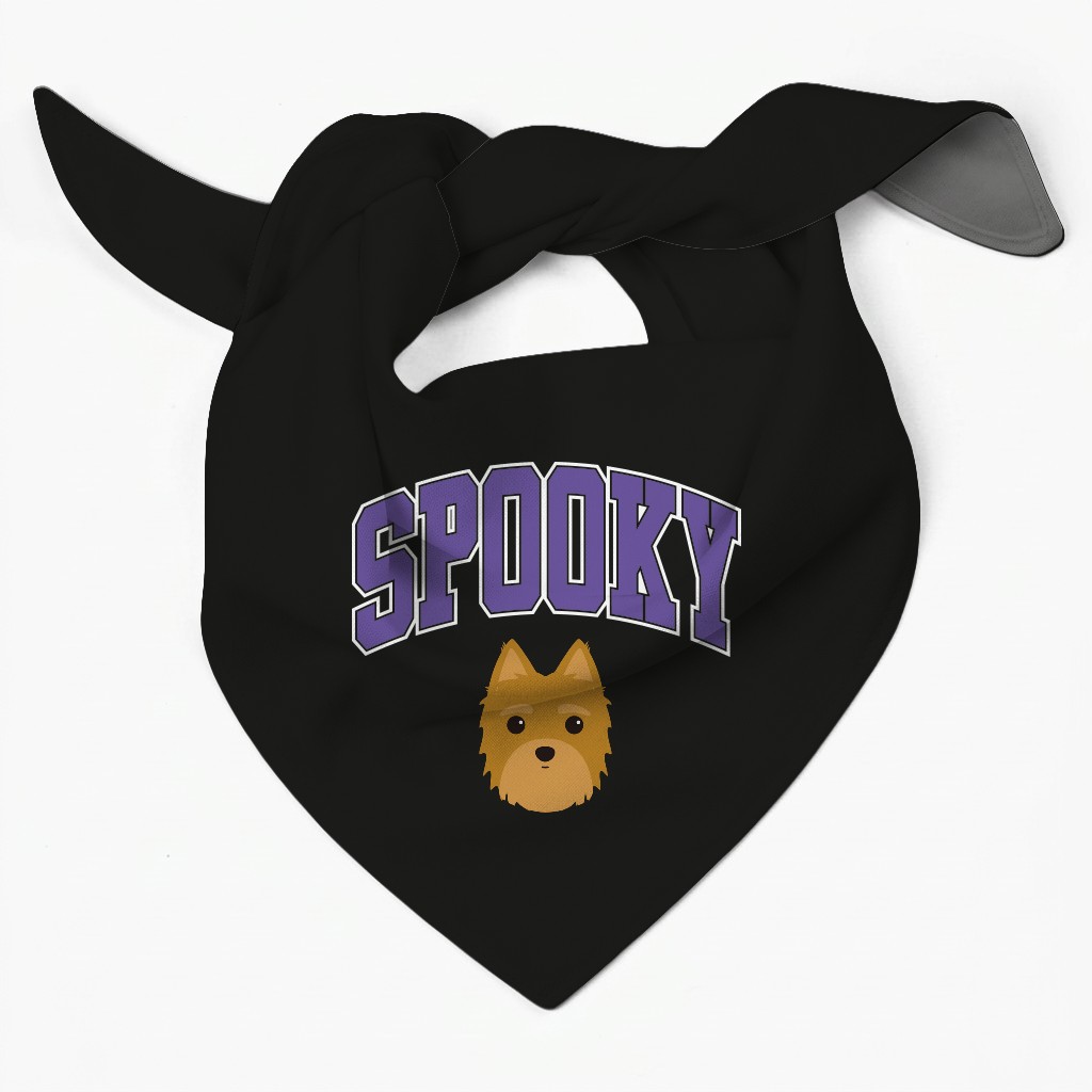 Spooky Collegiate: Personalized {breedFullName} Bandana
