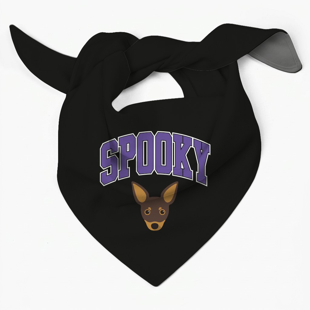 Spooky Collegiate: Personalized {breedFullName} Bandana