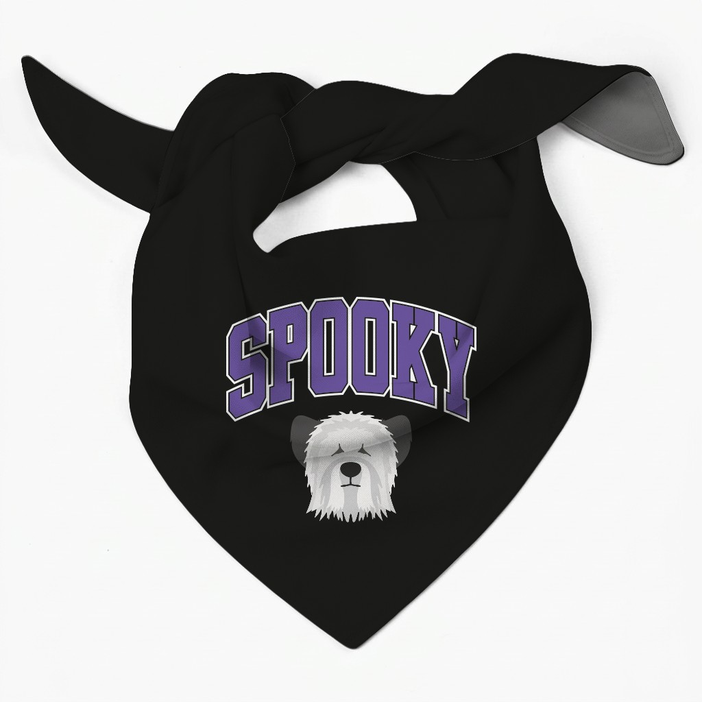 Spooky Collegiate: Personalized {breedFullName} Bandana