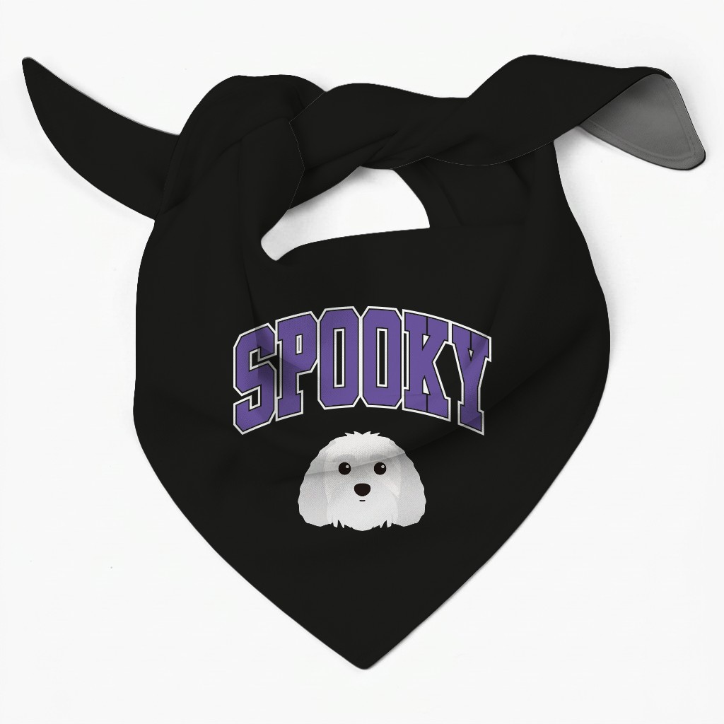Spooky Collegiate: Personalized {breedFullName} Bandana
