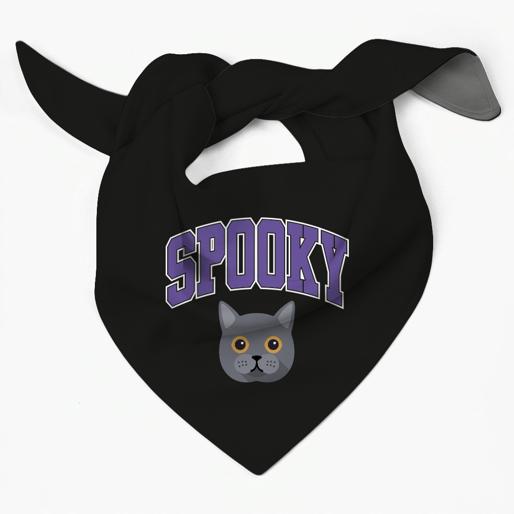 Spooky Collegiate: Personalized {breedFullName} Bandana