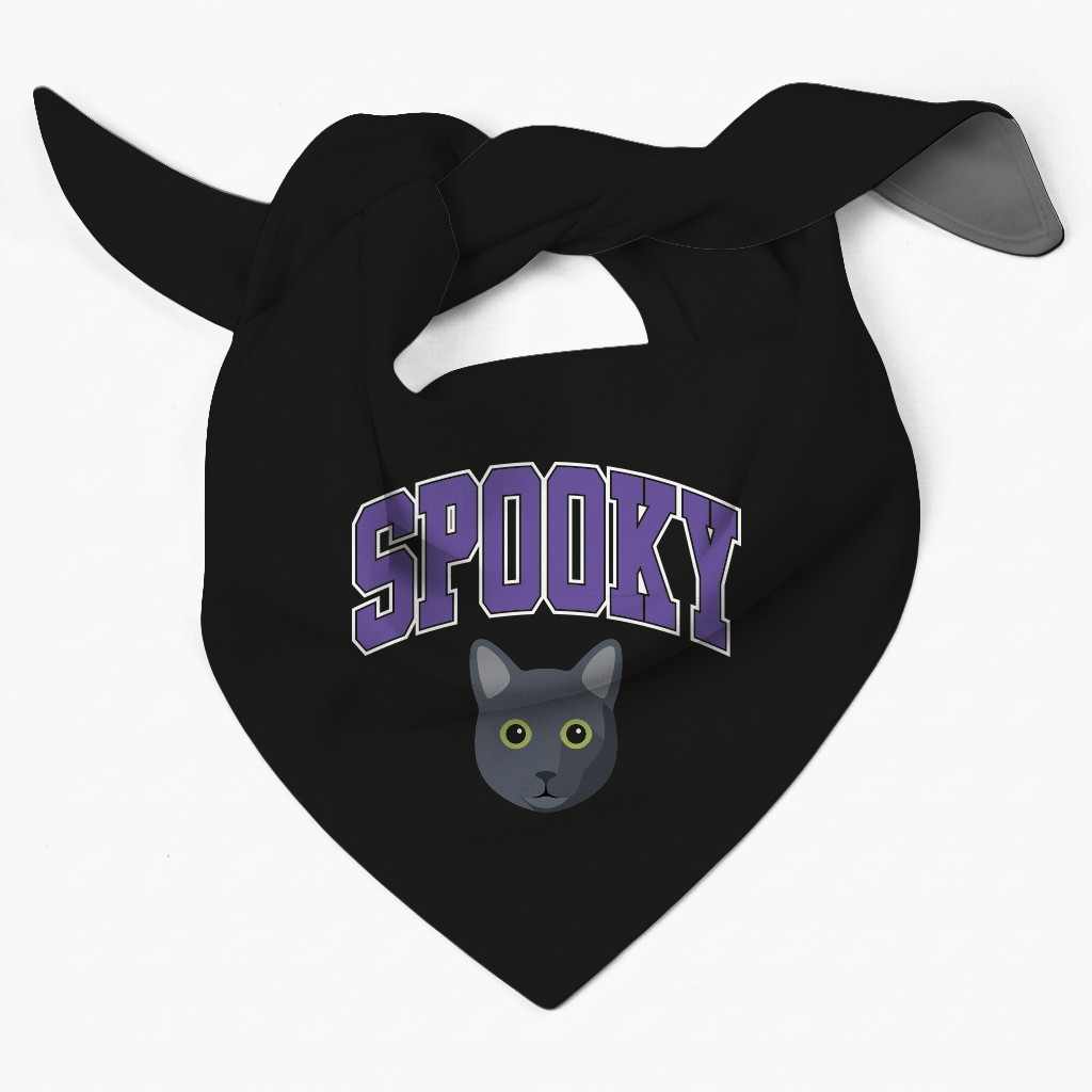 Spooky Collegiate: Personalized {breedFullName} Bandana
