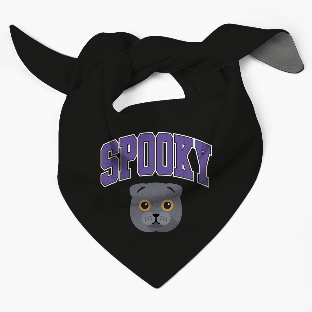 Spooky Collegiate: Personalized {breedFullName} Bandana