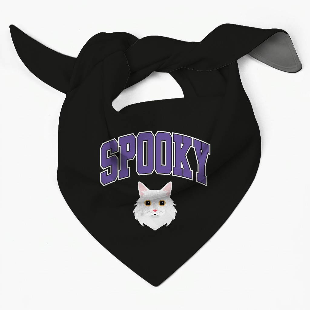 Spooky Collegiate: Personalized {breedFullName} Bandana