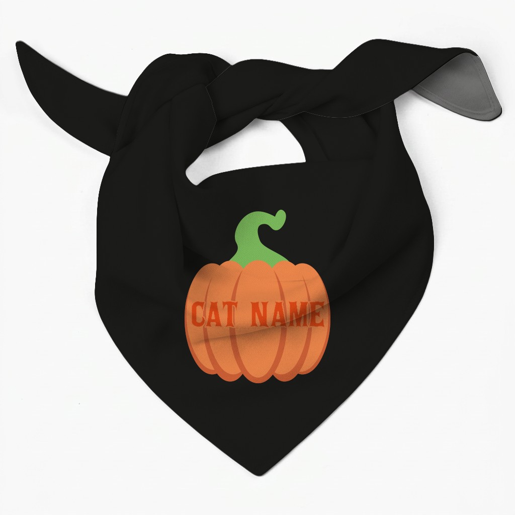 Carved Pumpkin: Personalized {breedFullName} Bandana
