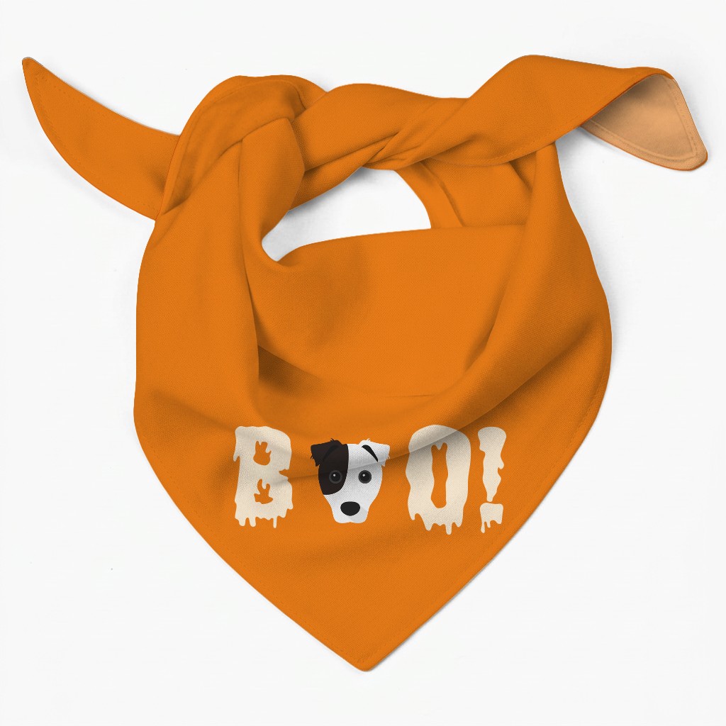 Spooky Boo! Personalized {breedFullName} Bandana