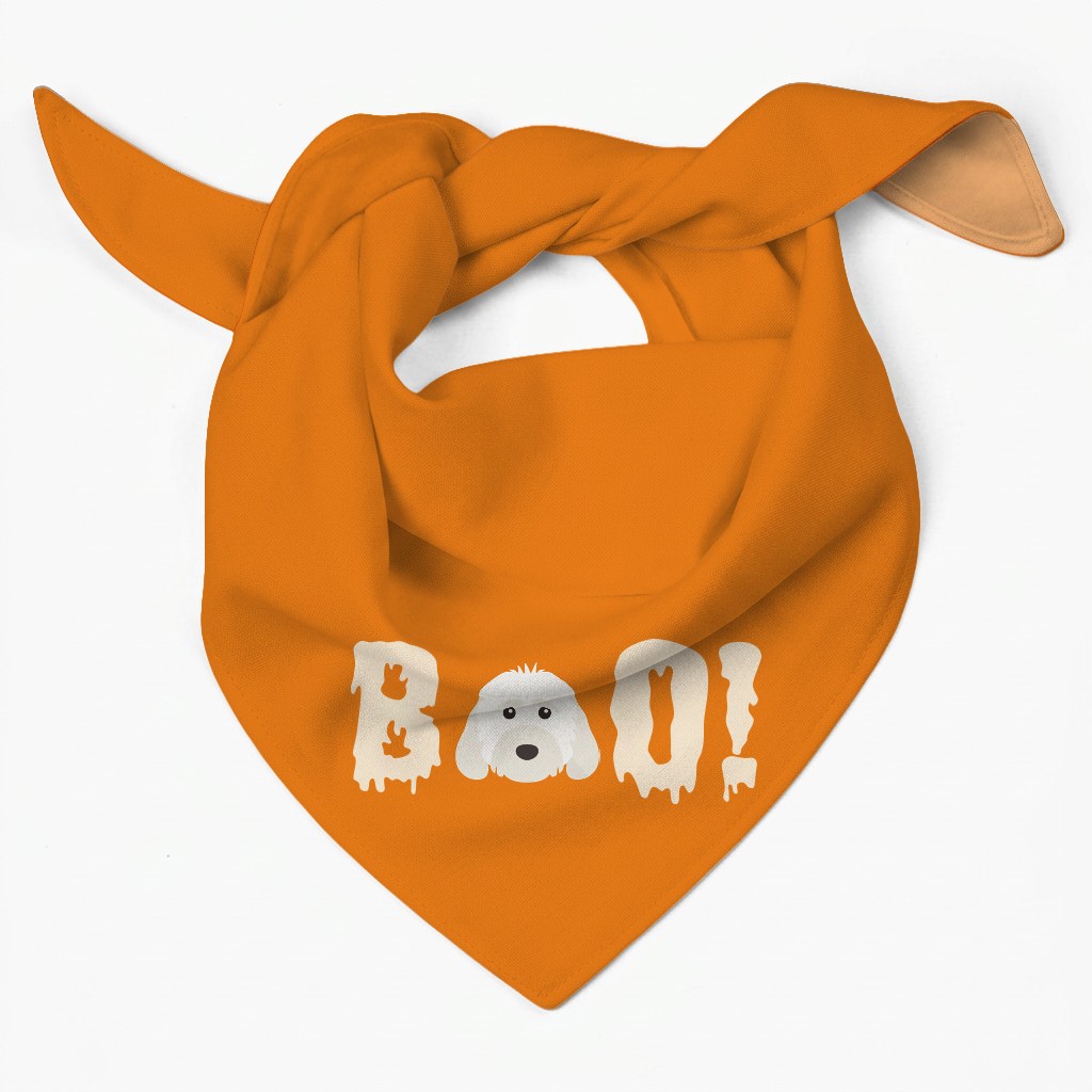 Spooky Boo! Personalized {breedFullName} Bandana