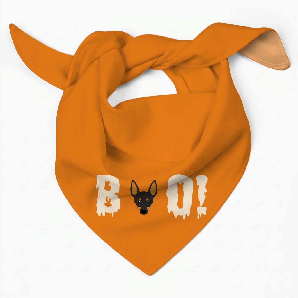 Spooky Boo! Personalized {breedFullName} Bandana
