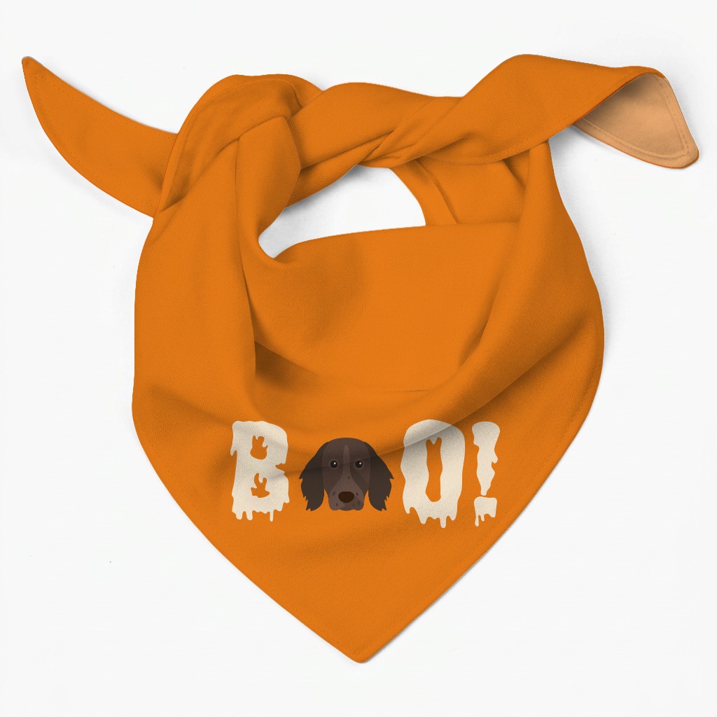 Spooky Boo! Personalised {breedFullName} Bandana