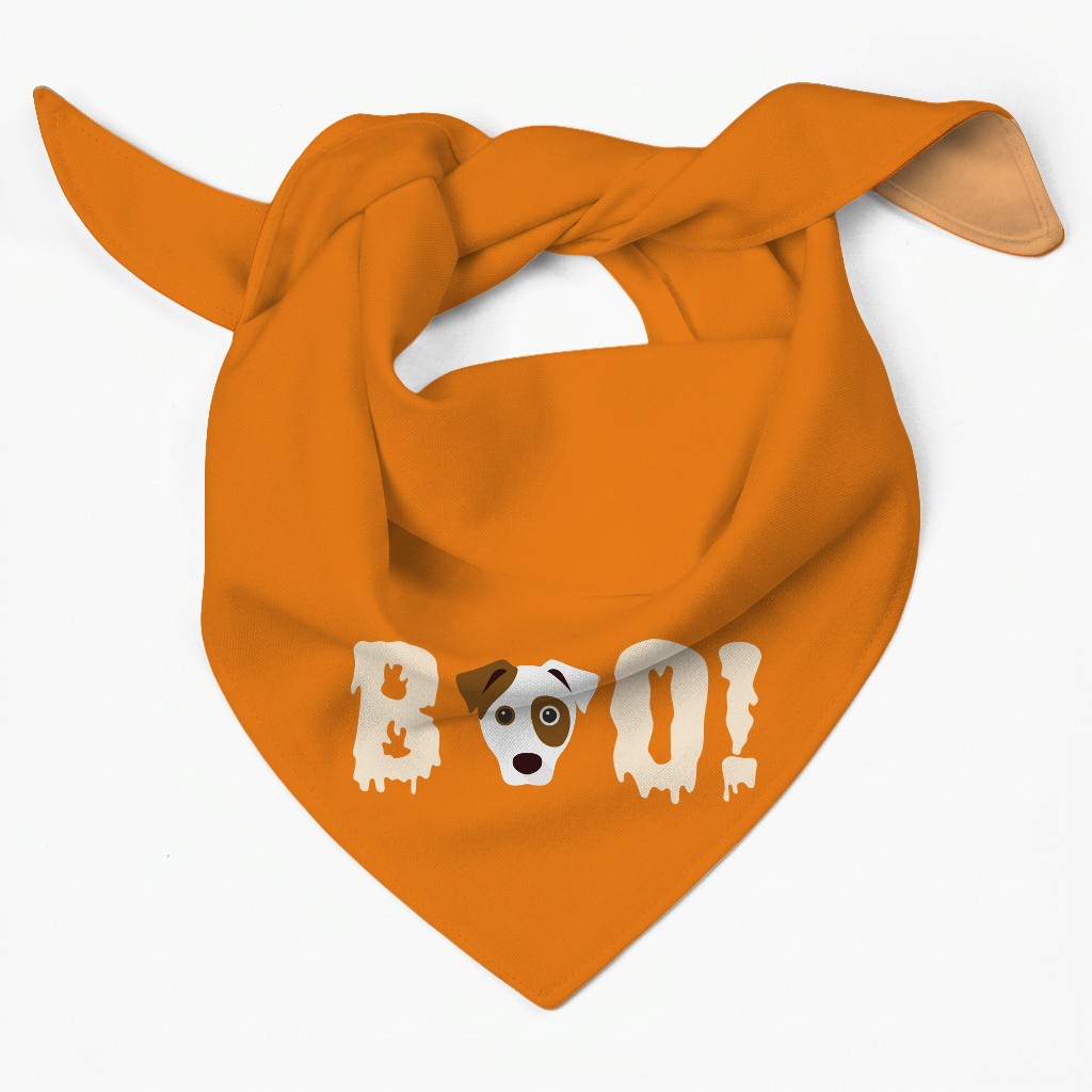Spooky Boo! Personalised {breedFullName} Bandana