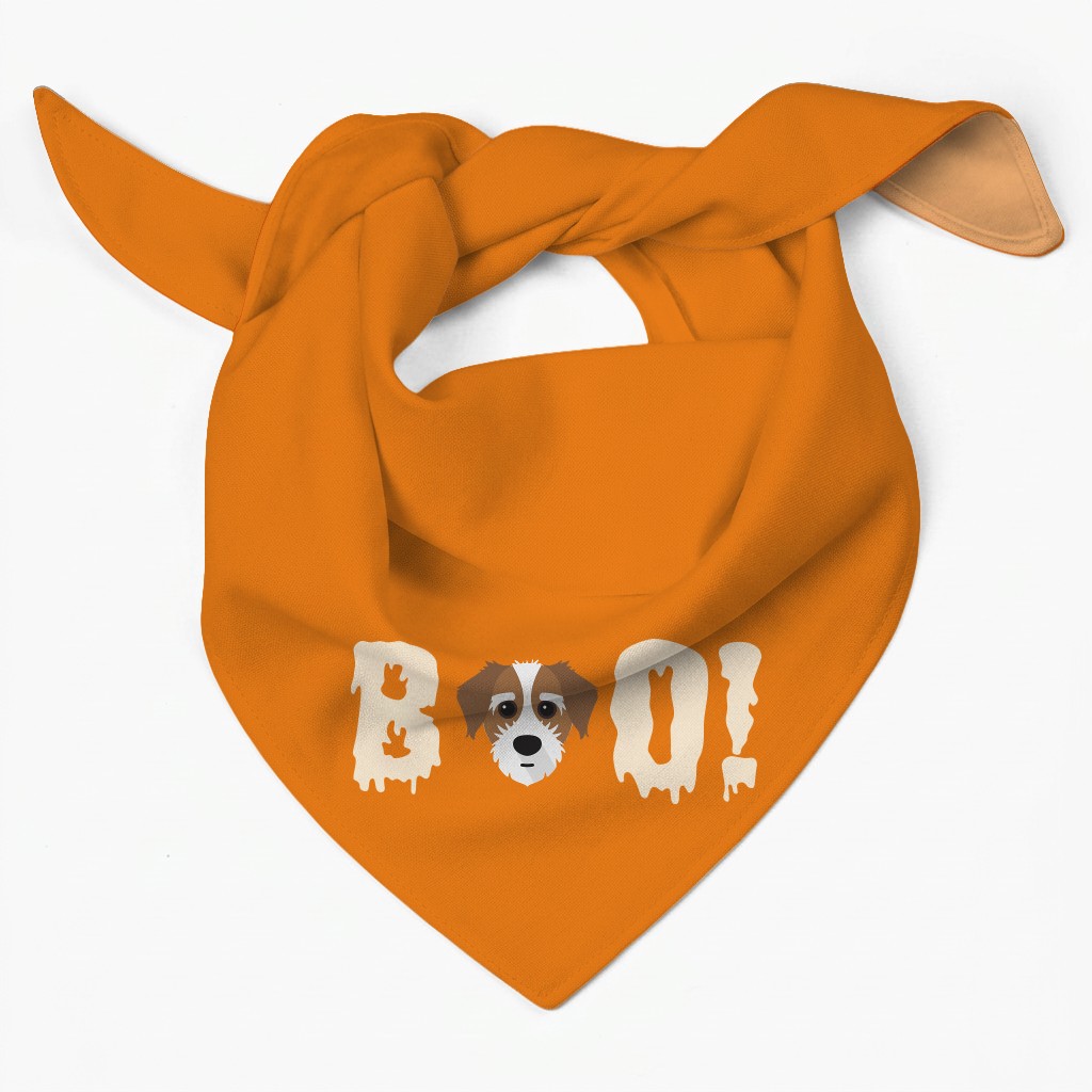 Spooky Boo! Personalized {breedFullName} Bandana