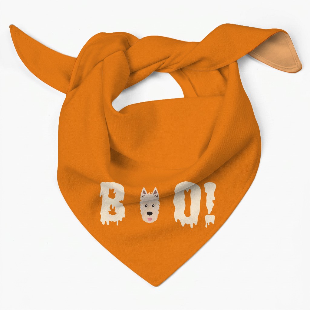 Spooky Boo! Personalized {breedFullName} Bandana