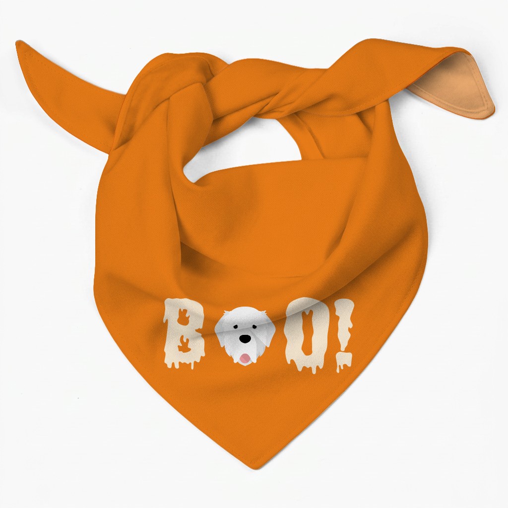 Spooky Boo! Personalized {breedFullName} Bandana