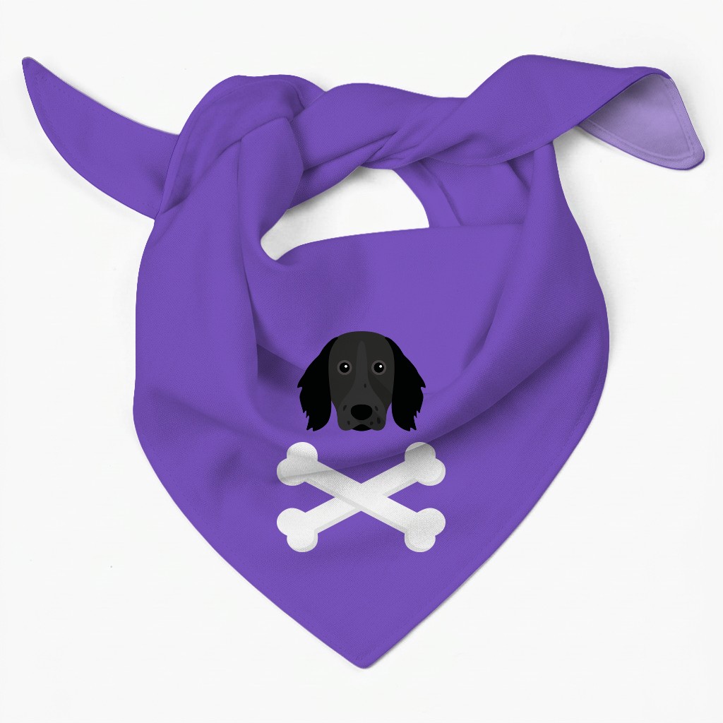 Skull and Crossbones: Personalized {breedFullName} Bandana