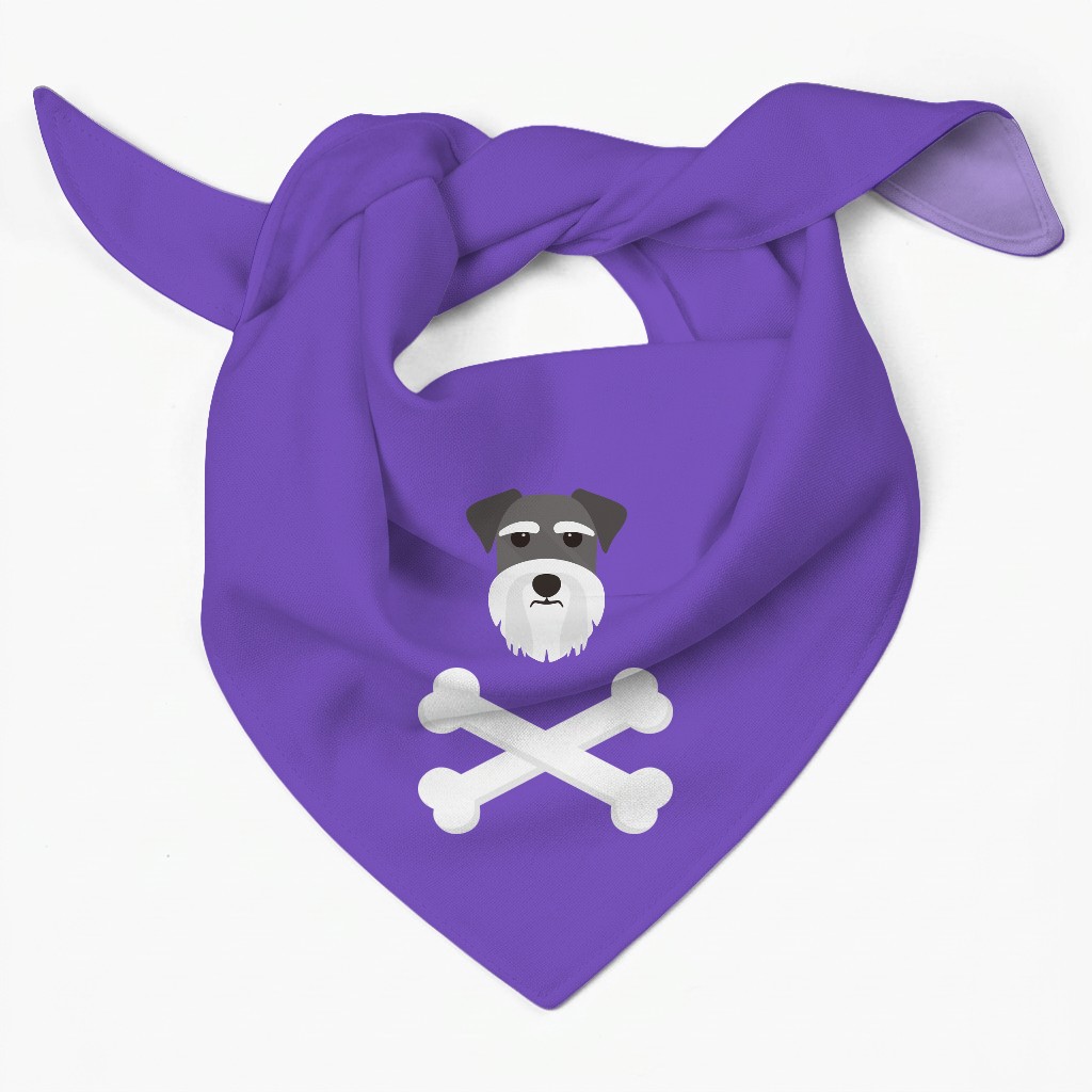 Skull and Crossbones: Personalized {breedFullName} Bandana