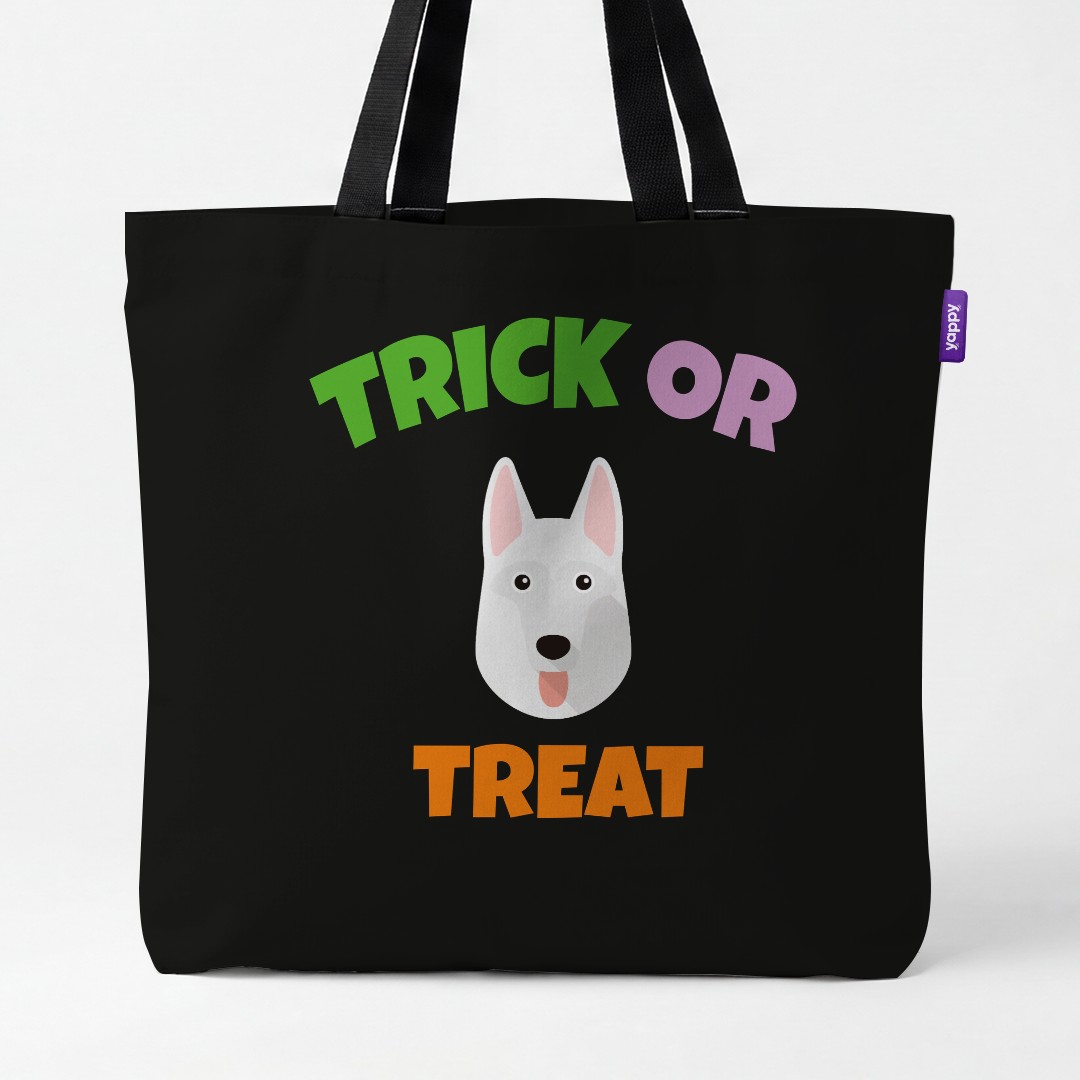 Personalized White Swiss Shepherd Dog Halloween Gifts