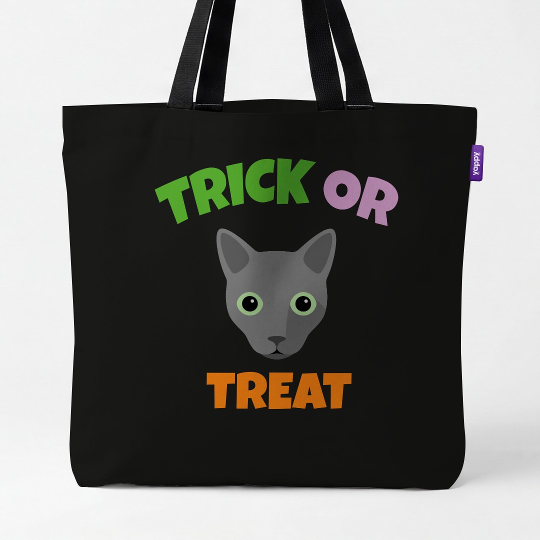 Personalized Russian Blue Halloween Gifts