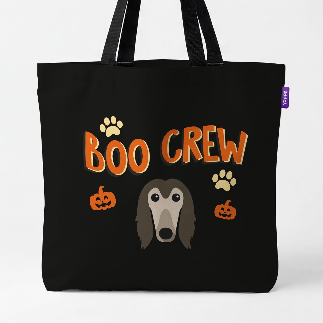 'Boo Crew' - Personalized {breedCommonName} Canvas Bag