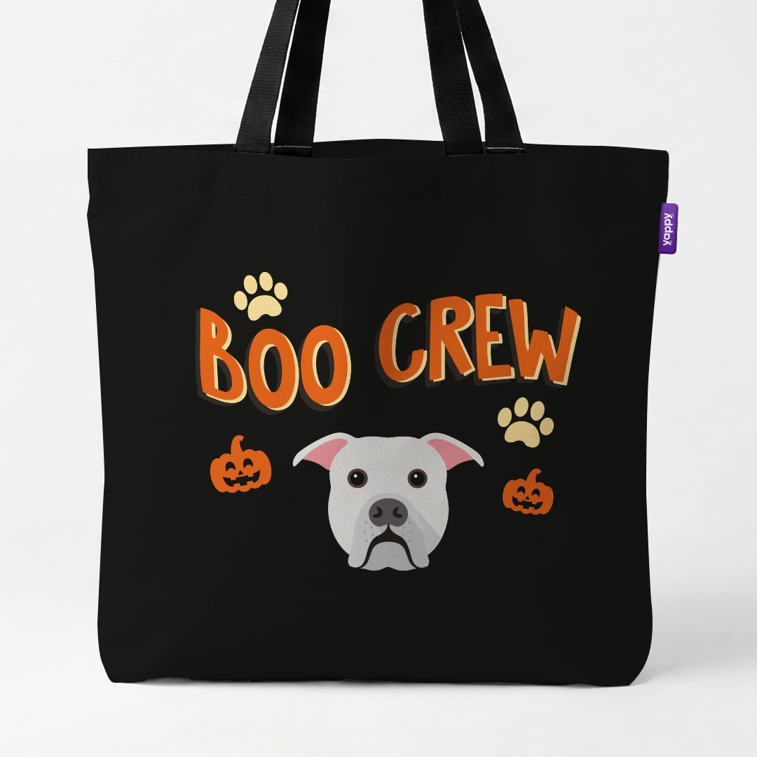 'Boo Crew' - Personalized {breedCommonName} Canvas Bag