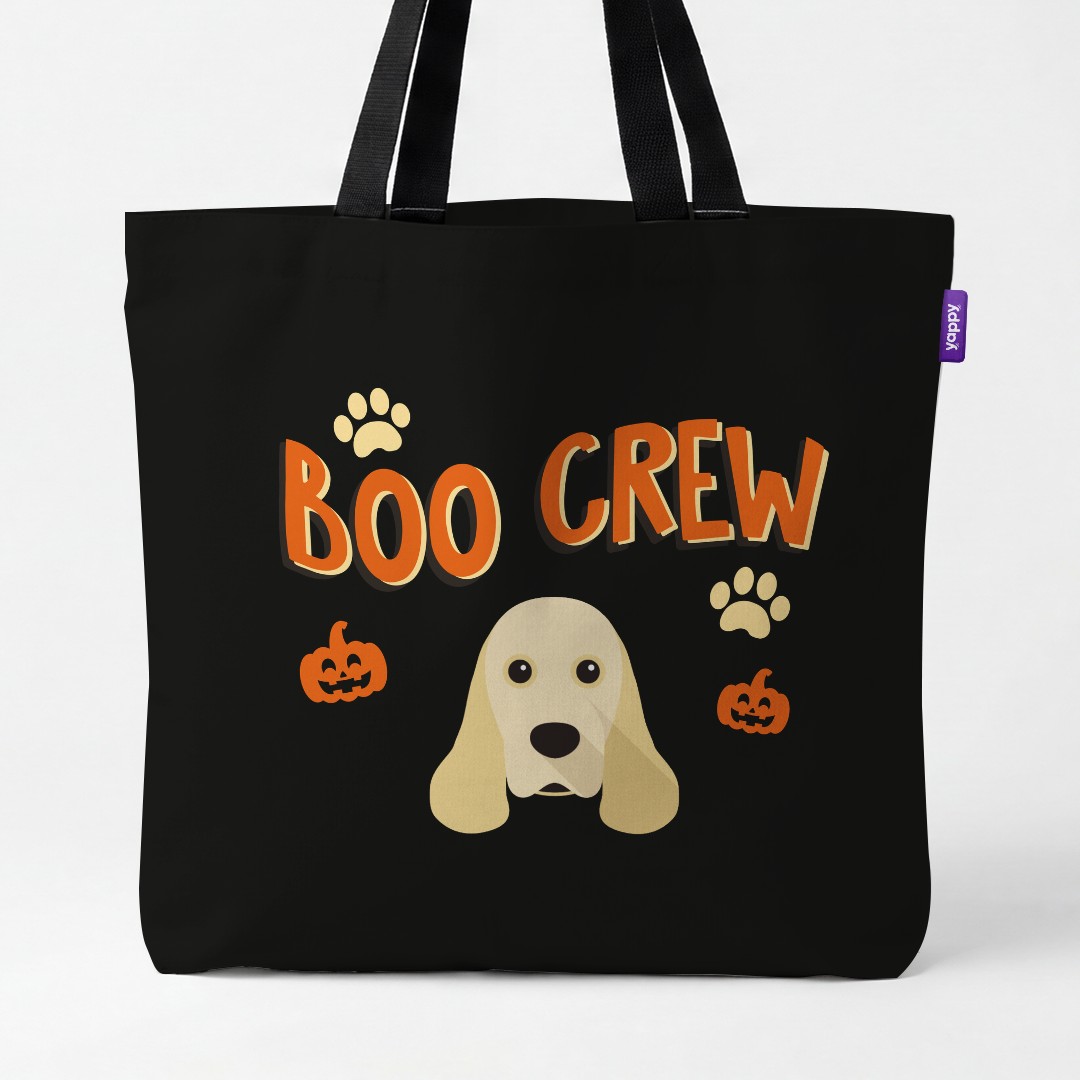 'Boo Crew' - Personalized {breedCommonName} Canvas Bag
