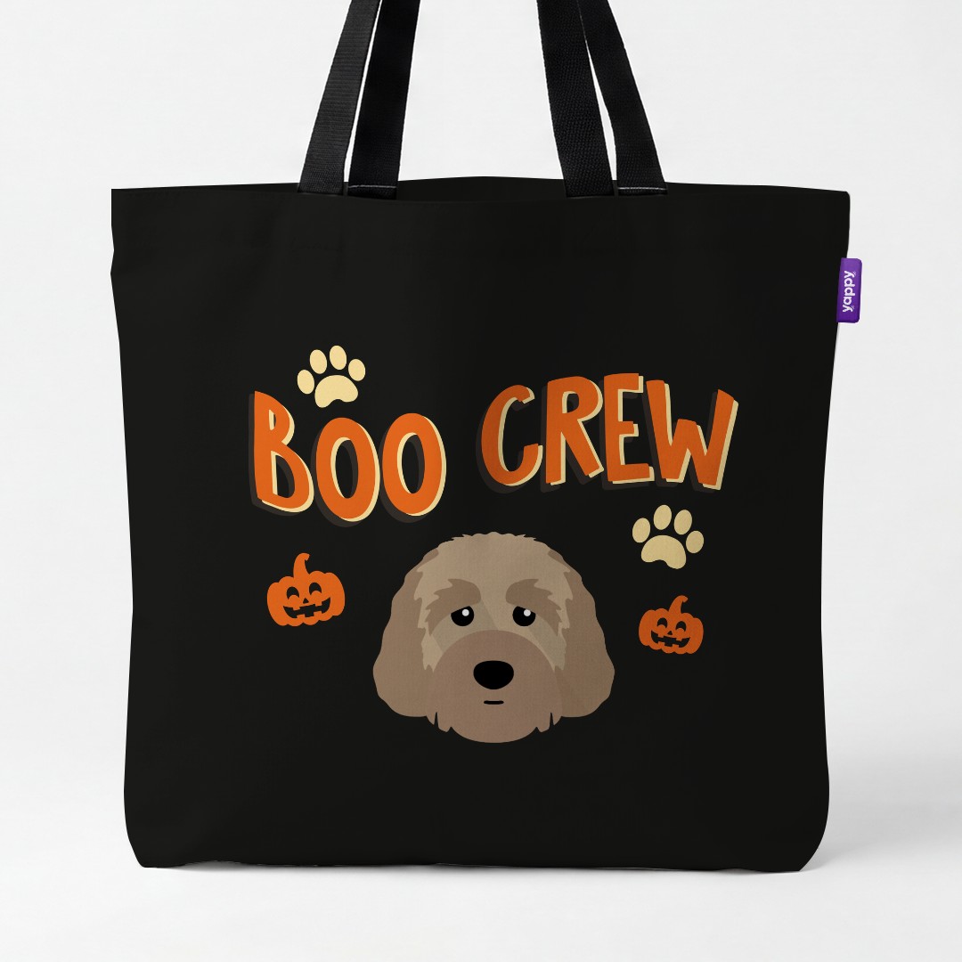 'Boo Crew' - Personalized {breedCommonName} Canvas Bag
