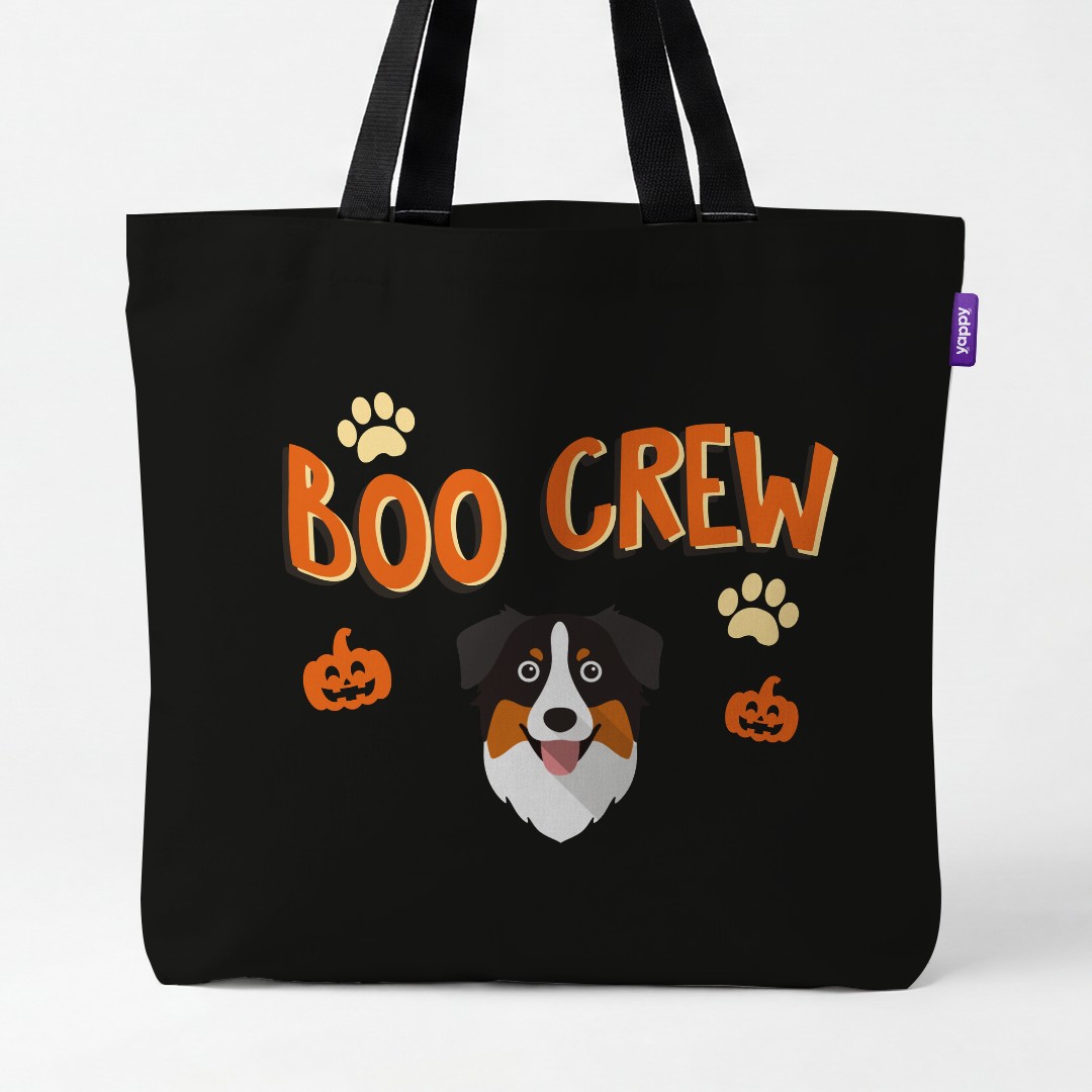'Boo Crew' - Personalized {breedCommonName} Canvas Bag