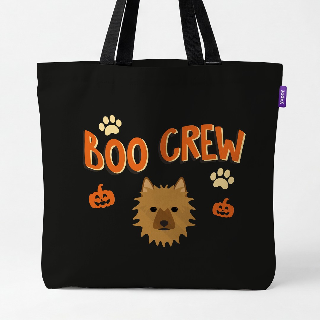 'Boo Crew' - Personalized {breedCommonName} Canvas Bag