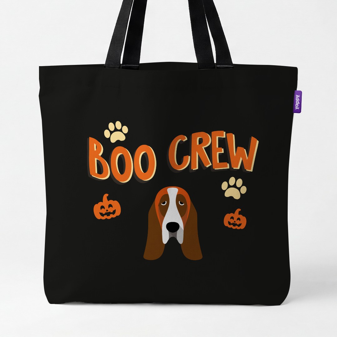 'Boo Crew' - Personalized {breedCommonName} Canvas Bag