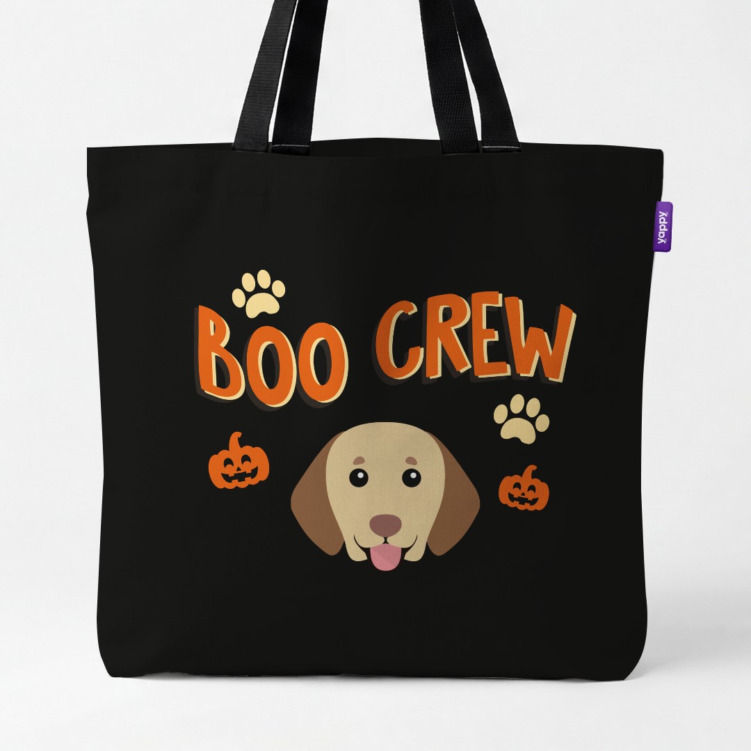 'Boo Crew' - Personalised {breedCommonName} Canvas Bag