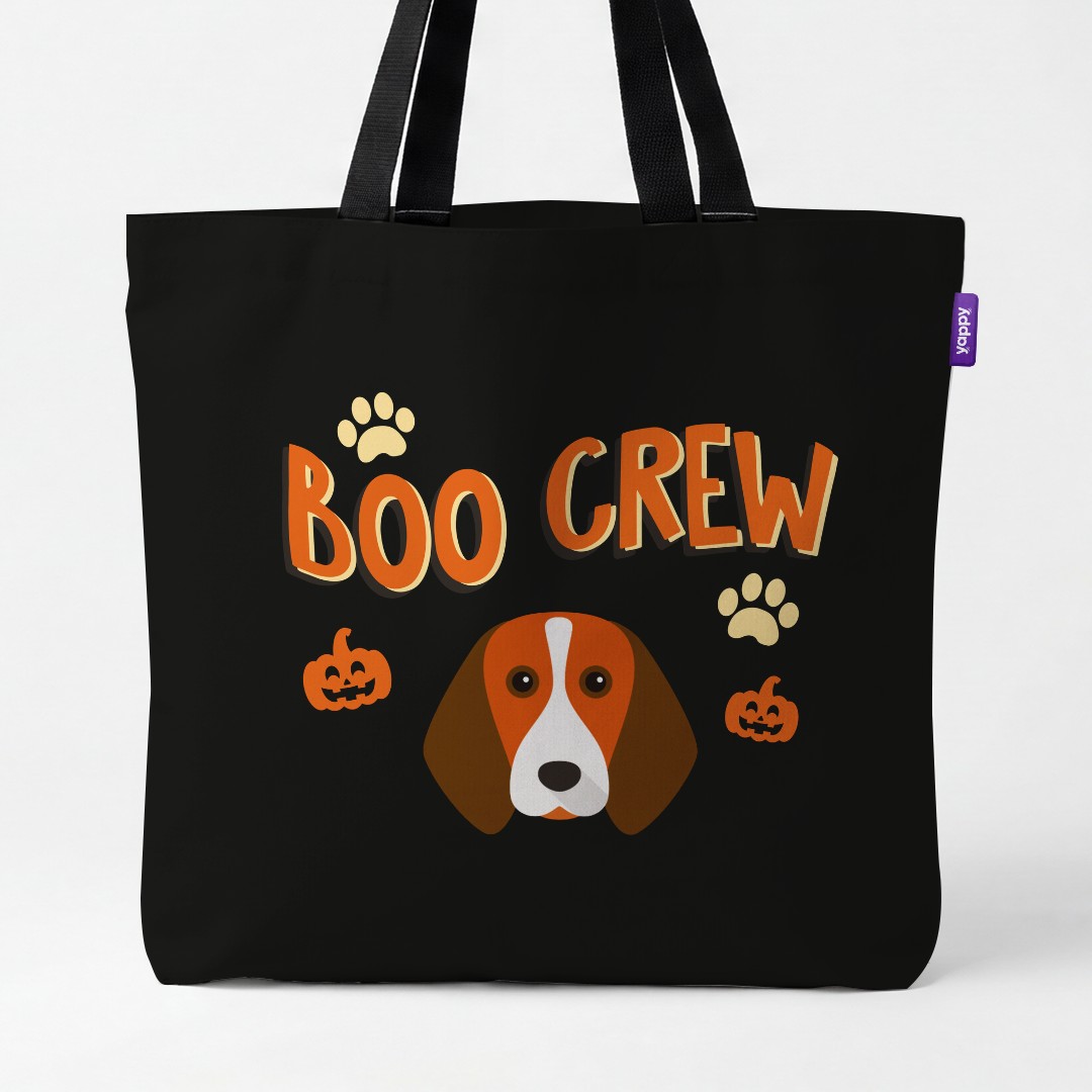 'Boo Crew' - Personalized {breedCommonName} Canvas Bag
