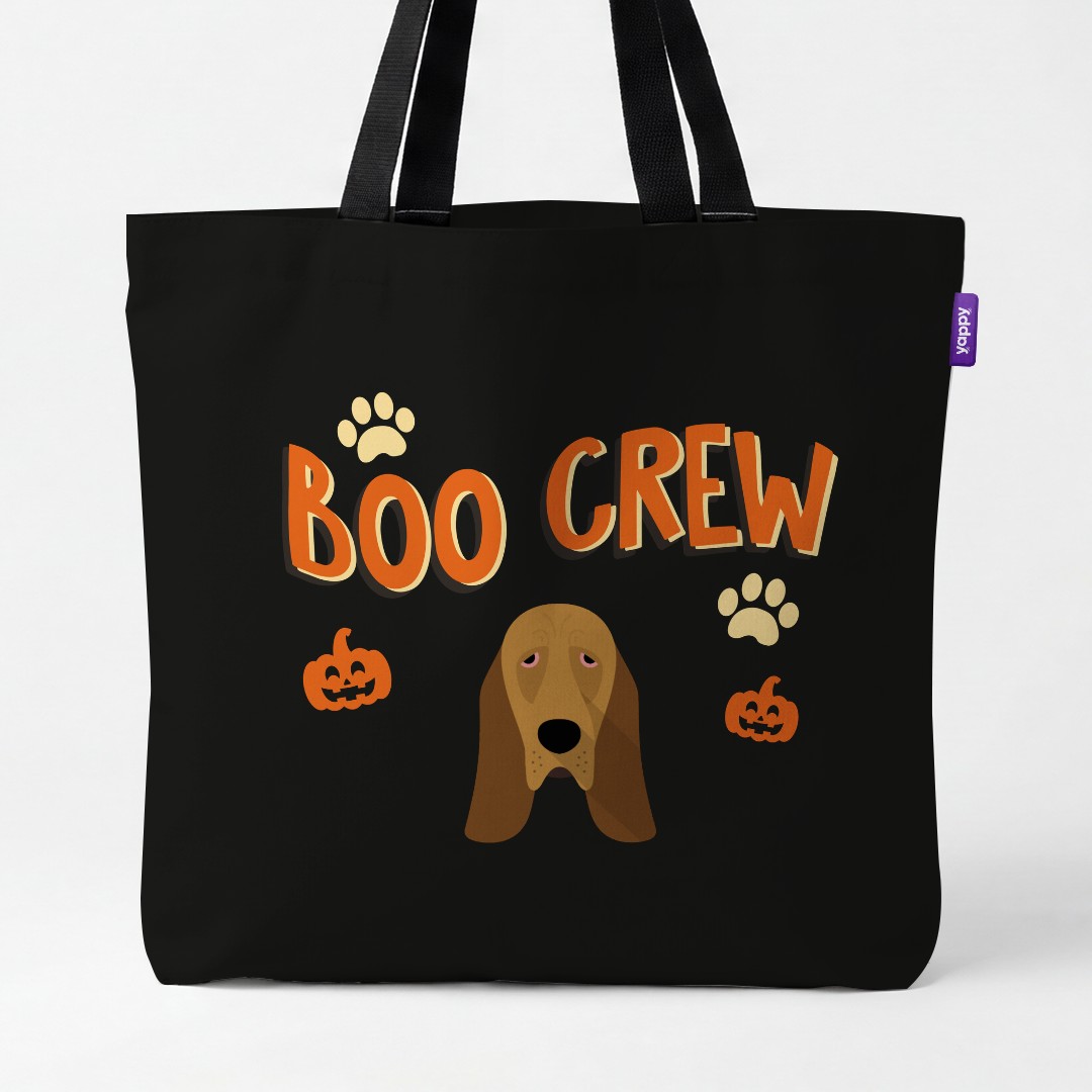 'Boo Crew' - Personalized {breedCommonName} Canvas Bag