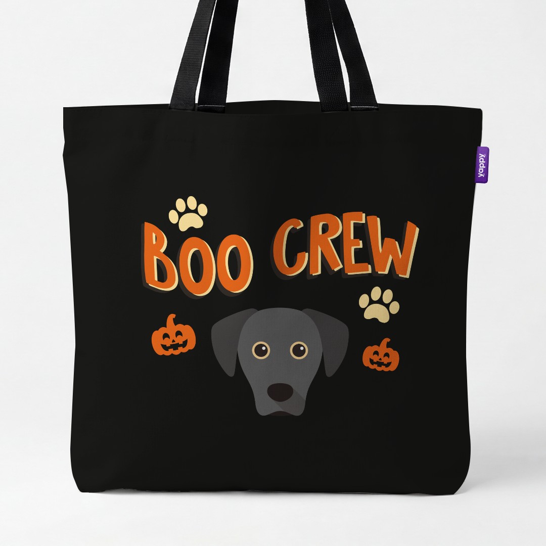 'Boo Crew' - Personalized {breedCommonName} Canvas Bag
