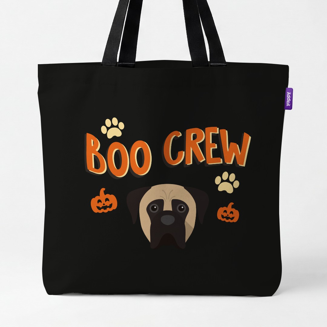 'Boo Crew' - Personalized {breedCommonName} Canvas Bag