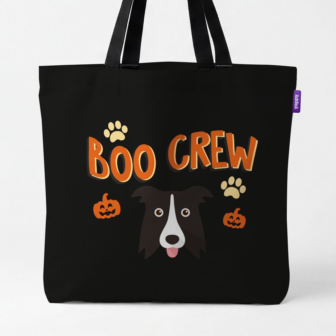 'Boo Crew' - Personalised {breedCommonName} Canvas Bag