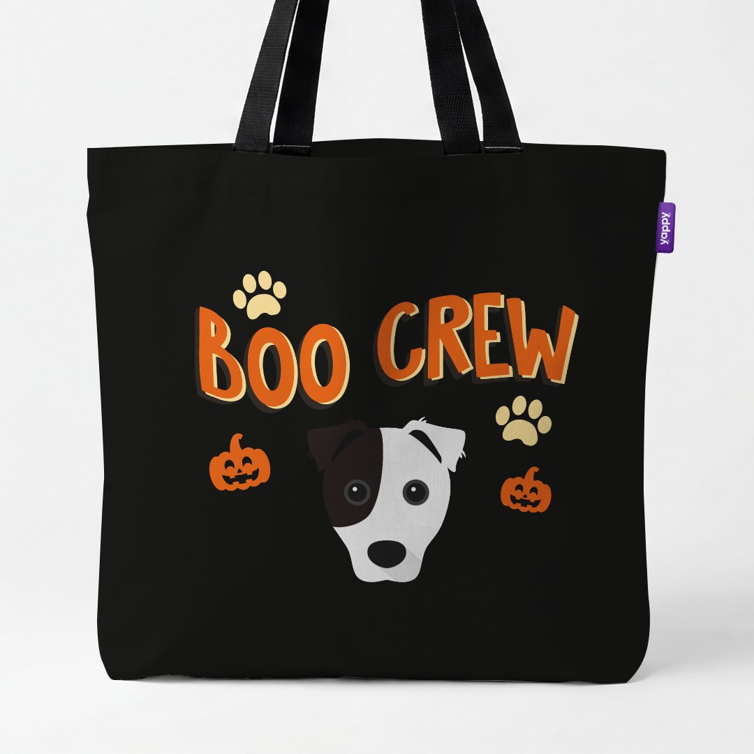 'Boo Crew' - Personalized {breedCommonName} Canvas Bag