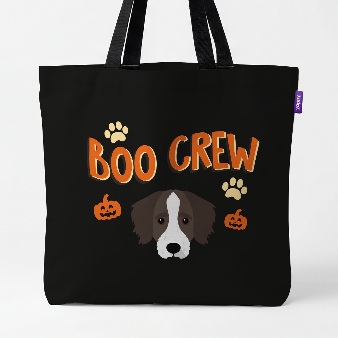 'Boo Crew' - Personalized {breedCommonName} Canvas Bag
